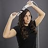 INFINITIPRO BY CONAIR Perfect Angle Curling Wand; 1 1/4-inch to 1-inch Curling Wand; Adjustable Barrel Locks Into 3 Positions