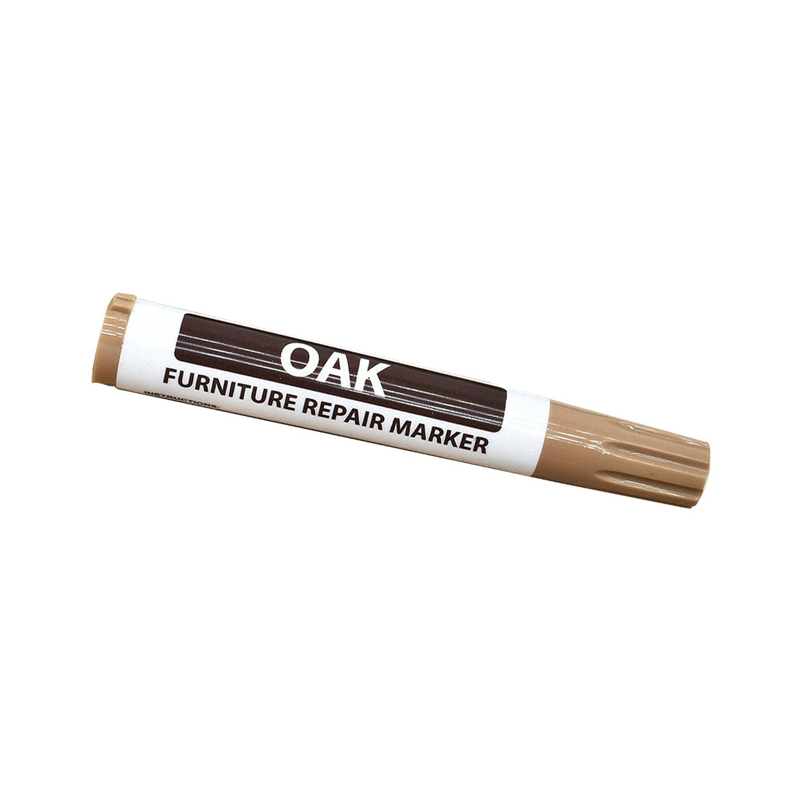 Fiacvrs Wood Repair Markers Touch Up Repair Pen,Scratch Repair Kit, Furniture Touch Up Pen,Furniture Repair Kit Markers,Complementary Color Pen(Oak)