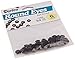Darice Paste On Half Round Eyes 6mm 50/Pkg-Black
