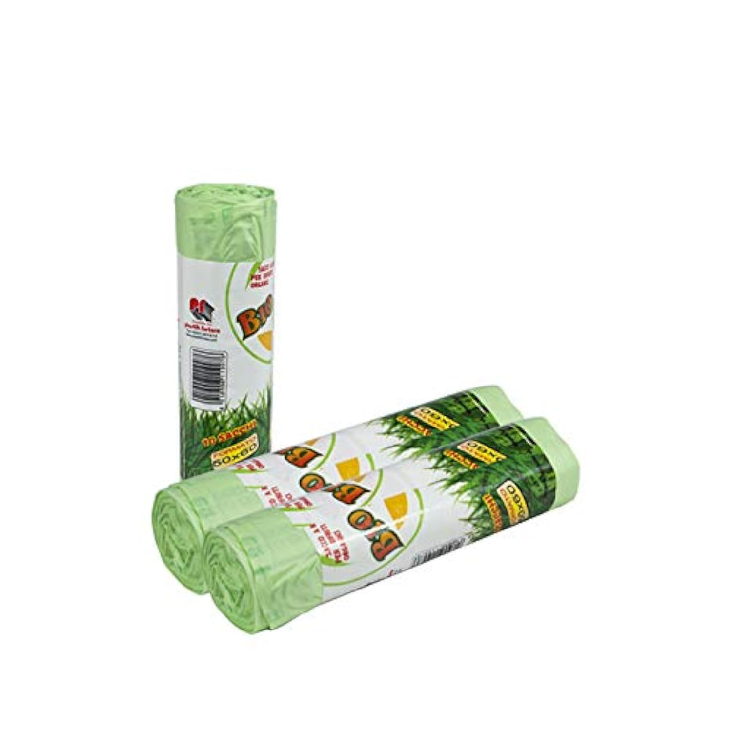 VIRSUS Wet and Organic Collection Bags 50 x 60 cm (30 Litres) 50 Pieces Biodegradable and Compostable