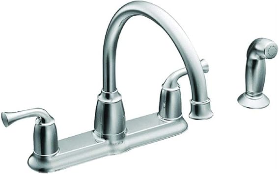 Moen Ca87553 High Arc Kitchen Faucet With Side Spray From The