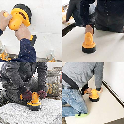 YangXu 21V Portable Vibrator for Floor Gypsum Machine for Laying Tiles Lithium Battery Automatic Vibrating Leveling Tool Tile Installer