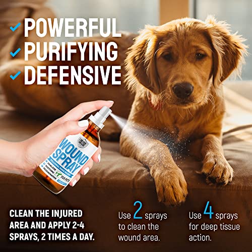 Wound Spray for Pets Colloidal Silver Wound and Skin Care for Dogs