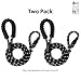 WePet Durable Dog Leash for Medium Large Dogs, Sturdy and Premium Quality Reflective Leashes, Supports Strong Pulling, Comfortable Padded Handle, 6 Feet Slip Rope Lead for Walking and Training, 2 Pack
