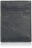 Original Penguin Men's All Over Embossed Leather Card Case, Dark Sapphire, One Size