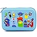 SOOCUTE Monsters School Boys Hardtop Pencil Case Holder - Cool Toddlers Kids Pencil Box Pen Bag (Light Blue)