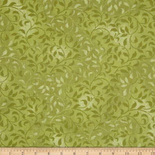 South Sea Imports Climbing Vine 108in Wide Back Sage Green Fabric By The Yard