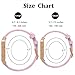 Henoda Compatible with Fitbit Blaze Bands Leather Small Large Strap Smart Fitness Watch Band Women Men (6. A Pink Band and Rose Gold Frame, Small: 5.7