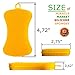 Miracle Market Silicone Dish Sponge 4.72 x 2.75 x 0.62