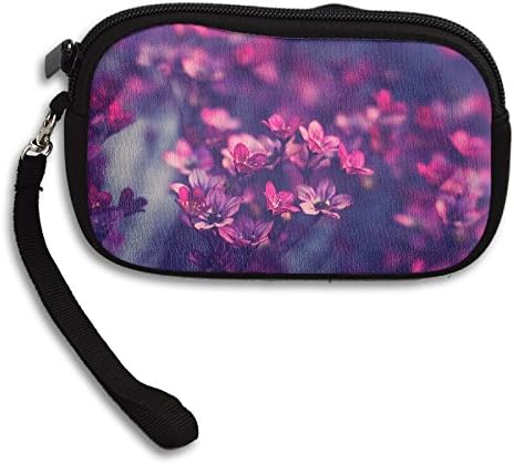 Art Summer Floral Image Comfortable Coin Purse Storage Package Wallet Zipper Change Holder Bag Key Wristlet Wallet Handbag Wallet Zipper Mini Wallet For Men &amp; Women