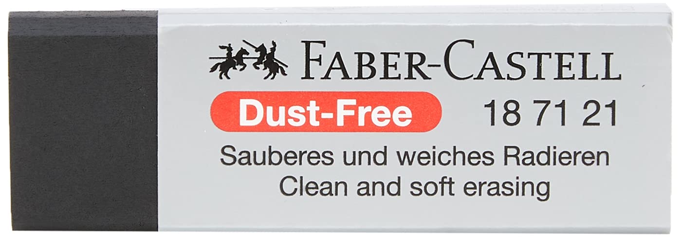 Faber-Castell 187121燚ust- Rubber, Plastic, Black
