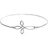 Sterling Silver Cross Bracelet Bangle Religious Jewelry Gift for Mom Daughter Sister Women Friend