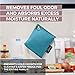 7-Pack Activated Carbon Air Purifier Bags, Home, Office, Business & Car Air Purifier and Freshener Bags in Blue, 75-Gram Natural Bamboo Charcoal Odor Eliminator Bags, Unscented Deodorizers