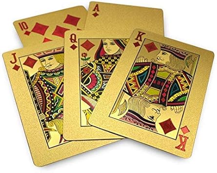 Shopyonline Golden Playing Cards Flash Cards Party Playing Cards.