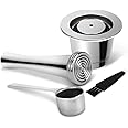 LIHONG Reusable Coffee Pods, Stainless Steel Reusable Espresso Capsules Compatible with Nespresso Original Line (1 pack)