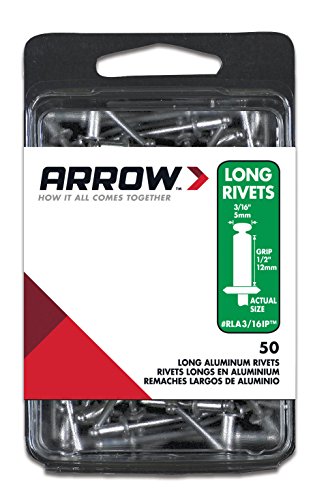 Arrow fastener rla3/16ip long aluminum 3/16-inch rivet,…
