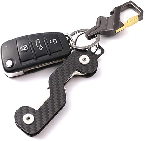Pocket Key Organizer Schlusselhalter Kompakter Kohlefaser Schlusselbund Smart Smart Schlusselband Abnehmbare Schlussel Fur Manner Und Frauen Heavy Duty Amazon De Koffer Rucksacke Taschen