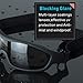 Viriber Motorcycle Goggles Bike Goggles UV Protective Outdoor Glasses Dust-proof Protective Combat Goggles