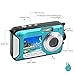Waterproof Digital Camera 1080P Full HD Underwater Camera 24 MP Video Recorder Selfie Dual Screen DV Recording Waterproof Camera