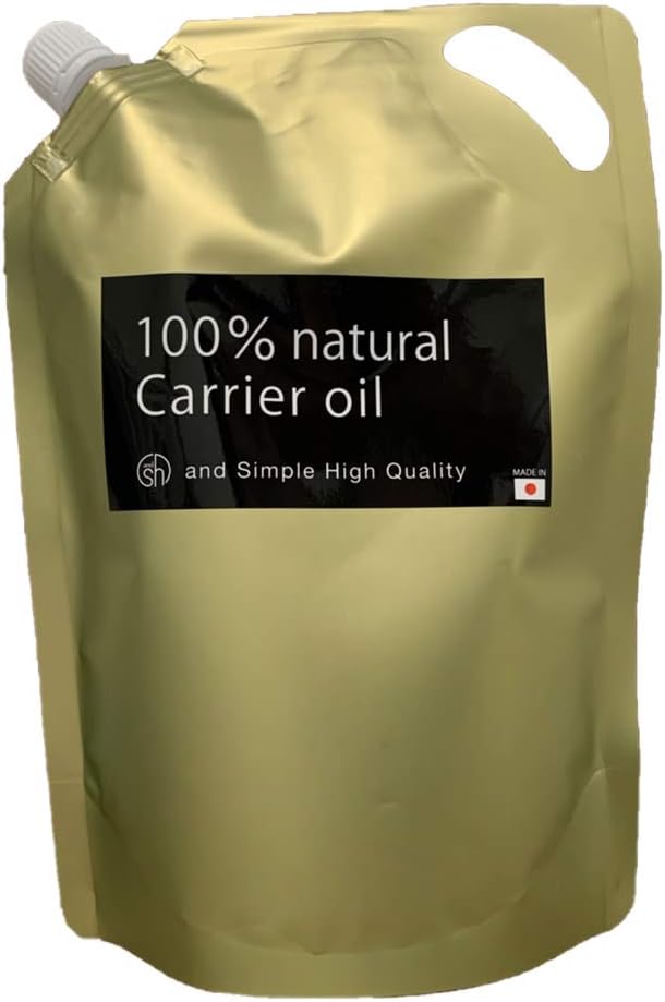 キャリアオイル エコサート認証 COSMOS ORGANIC ホホバオイル 1000ml (未精製) アンドエスエイチ