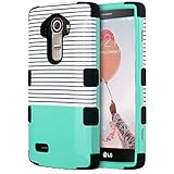LG G4 Case, ULAK [3 in 1 Shield] Shock Absorbing Case with Hybrid Cover Soft silicone + Hard PC Material Design for LG G4 (5.5