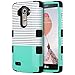 LG G4 Case, ULAK [3 in 1 Shield] Shock Absorbing Case with Hybrid Cover Soft silicone + Hard PC Material Design for LG G4 (5.5