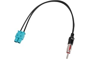 UPALDHOU FM AM Antenna Adapter Cable, CT27AA51 Dual Fakra to DIN Plug Connector Replacement for Beetle 2005 2021 and A1 2010 