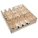 The Broken Token Game Organizer Compatible with Castles of Mad King Ludwig - Wooden Game Organizing Box with Multiple Trays and Card Holders