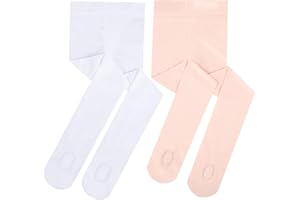 HiDance Girl's Women's Ballet Dance Tights, Ultra Soft Convertible Footed Dance Sockings Ballet Transition Tights