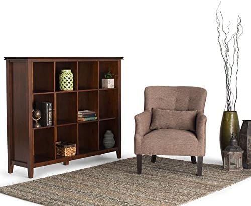 Wyndenhall Stratford Auburn Brown Pine 12-cube Bookcase and Storage Unit