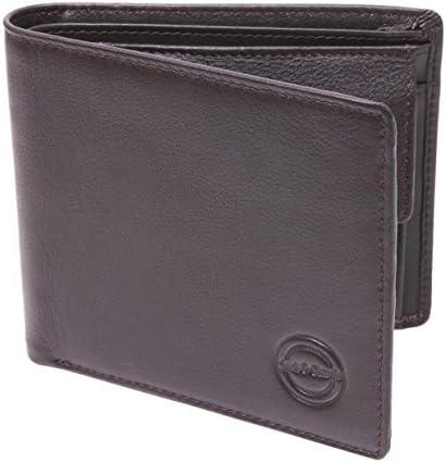 Premium Two Tone Leather Designer Bifold Mens Wallet with coin pocket