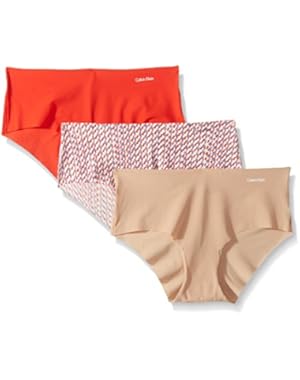 Calvin Klein Women's 3 Pack Invisibles Hipster Panty