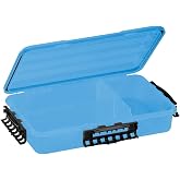 Plano Waterproof 3700 Deep Bulk Stowaway Tackle Box, 14" X 8.88" X 3", Durable Cam-Action Latches, O-Ring Seal, Adjustable Dividers for Versatile Fishing Storage