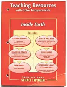 Science Explorer Inside Earth Teaching Resources with Color