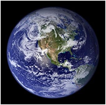 Planet Earth from Space (North America) Photo Poster 13 x 19in