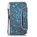 Galaxy S7 Case, Firefish [Card Slots] [Kickstand] Flip Folio Wallet Case Synthetic Leather Shell Scratch Resistant Protective Cover for Samsung Galaxy S7-Starry