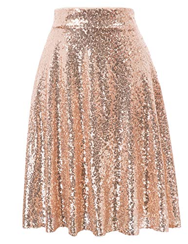 sequin skirt a line
