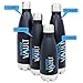 WaterVault Insulated Water Bottle - Stainless Steel Vacuum Thermos Bottles - Cold 24 Hours, Hot 12 Hours - Double Wall Copper Plated