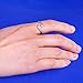 Rongxing 925 sterling silver Wave geometry chic ring,Professional for female friends ready to give their own gifts Size 8