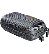 GLCON Rectangle Shaped Small Hard EVA Case - Portable Protection Earbud Case Zipper Pouch for Hea...