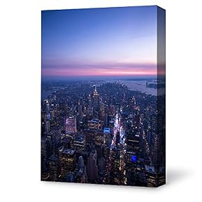 Canvas Wall Art Brooklyn Bridge and New...