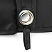 HANGERWORLD Black 44inch Breathable Nylon Multiple Garment Coat Clothes Carry Cover Protector Bags 6inch Gusset