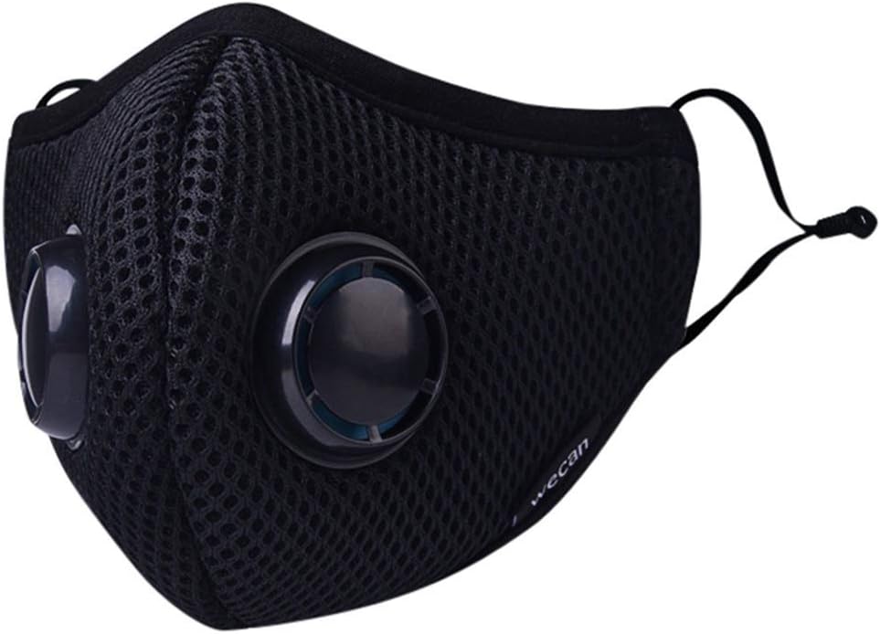 Unine Face Cover Breathing Filter, Cotton Reusable Breathable Safety Air Fog Respirator, Washable Filters,Protection from Dust for Women Man,Indoor Outdoor Sports Activities Use