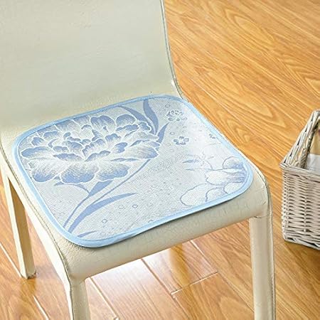 RISHIL WORLD Summer Non-Slip Ice Silk Chair Cooling Breathable Cushion Tatami Sofa Seat Cushion Health Mats Single Item.