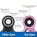 Fidget Spinner Toy Ultra Durable Stainless Steel Bearing High Speed 2-5 Min Spins Precision Metal Material Hand spinner EDC ADHD Focus Anxiety Stress Relief Boredom Killing Time Toys (02Pink)