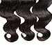 UNice Hair Icenu Series 8a Indian Body Wave Virgin Hair 3 Bundles 100% Unprocessed Human Hair Extensions Weave Natural Color (20 22 24, Natural Color)
