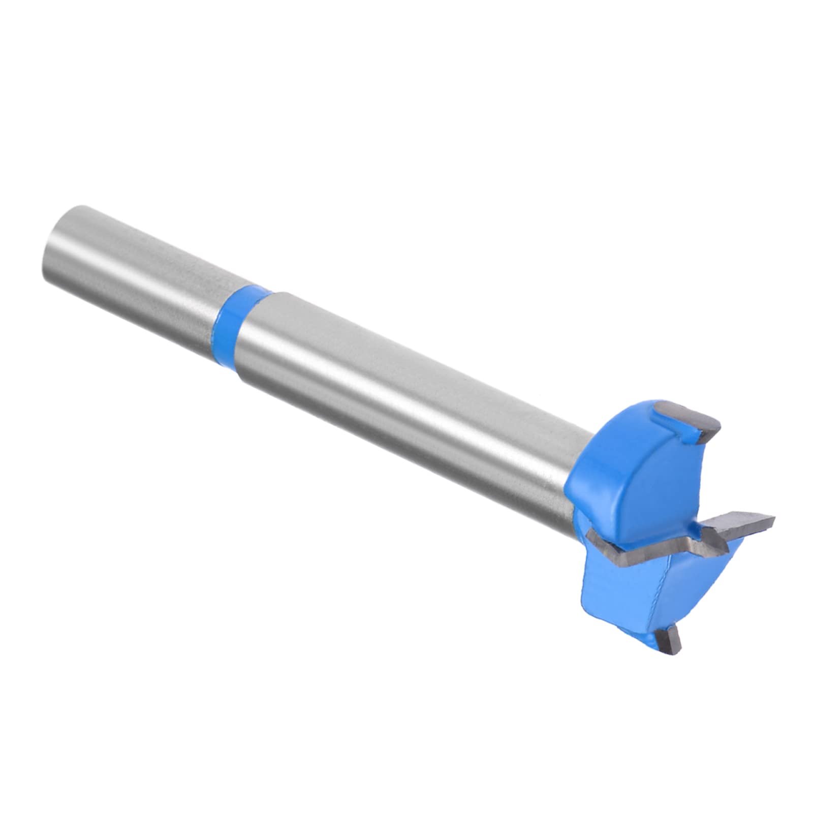 Kozelo Forstner Drill Bit - [21mm] Tungsten Carbide Auger Opener for Wood Furniture Hinge Woodworking Use, Round Shank, Dark Blue