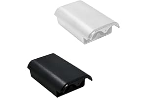2 Pcs Battery Cover Case for Xbox 360 Wireless Controller,Battery Pack Cover Shell Case Replacement Repair Part Compatible fo