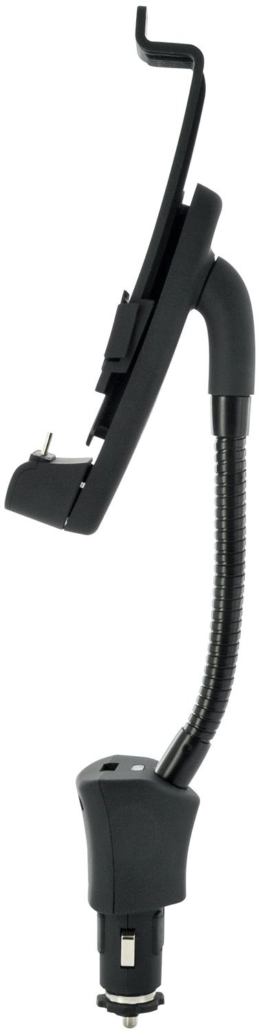 SCHWAIGER LHSA300M 513 Car Holder Gooseneck Micro-USB Plug 12 Volt Black