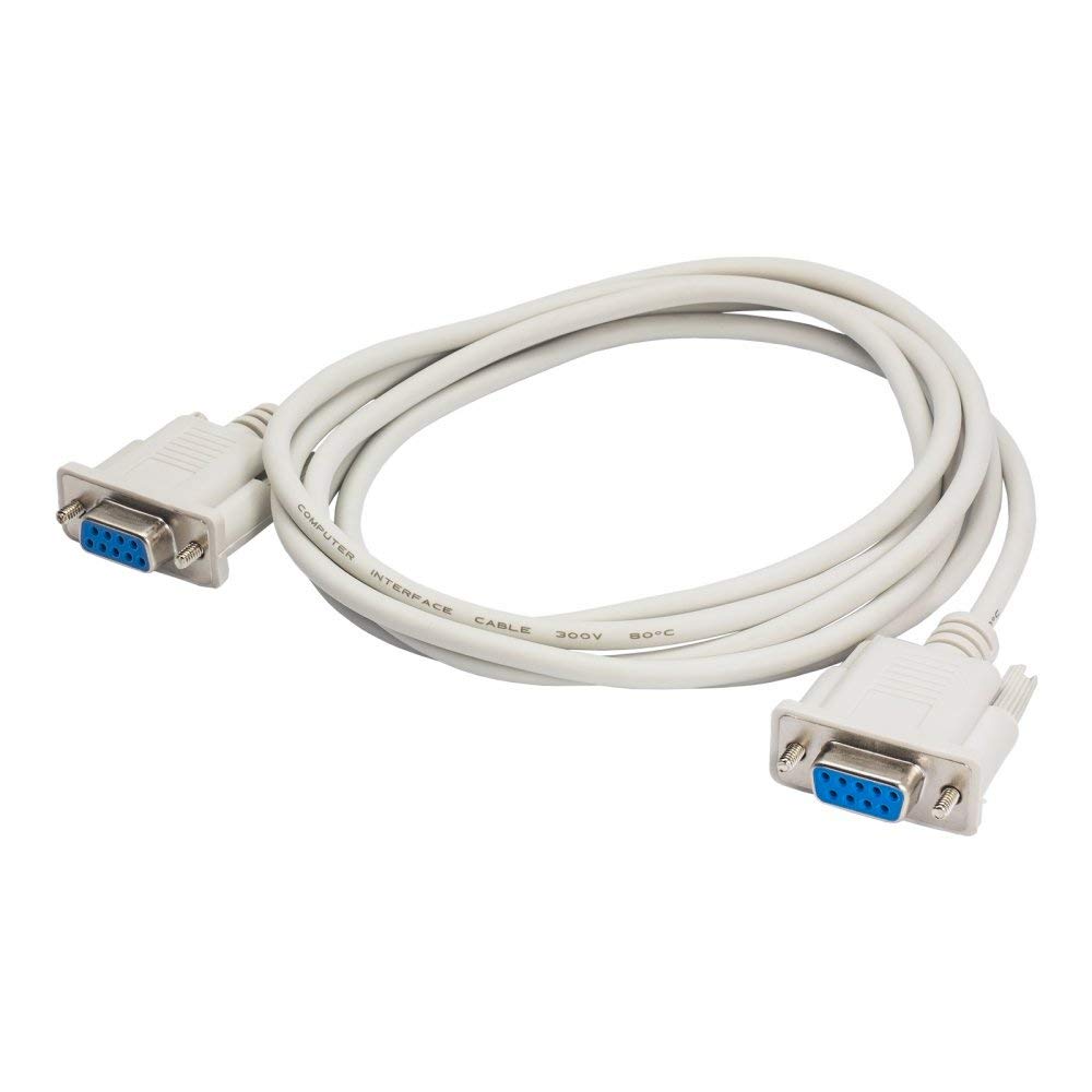 AKYGA AK-CO-04 RS-232 Cable DB9 D-Sub 9-Pin Adapter Female to Female 2 m